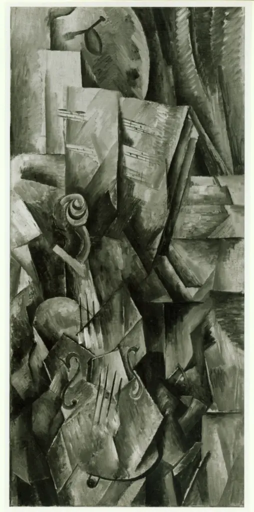 Anonimo , Braque, George - sec. XX - Violin and Palette , fronte