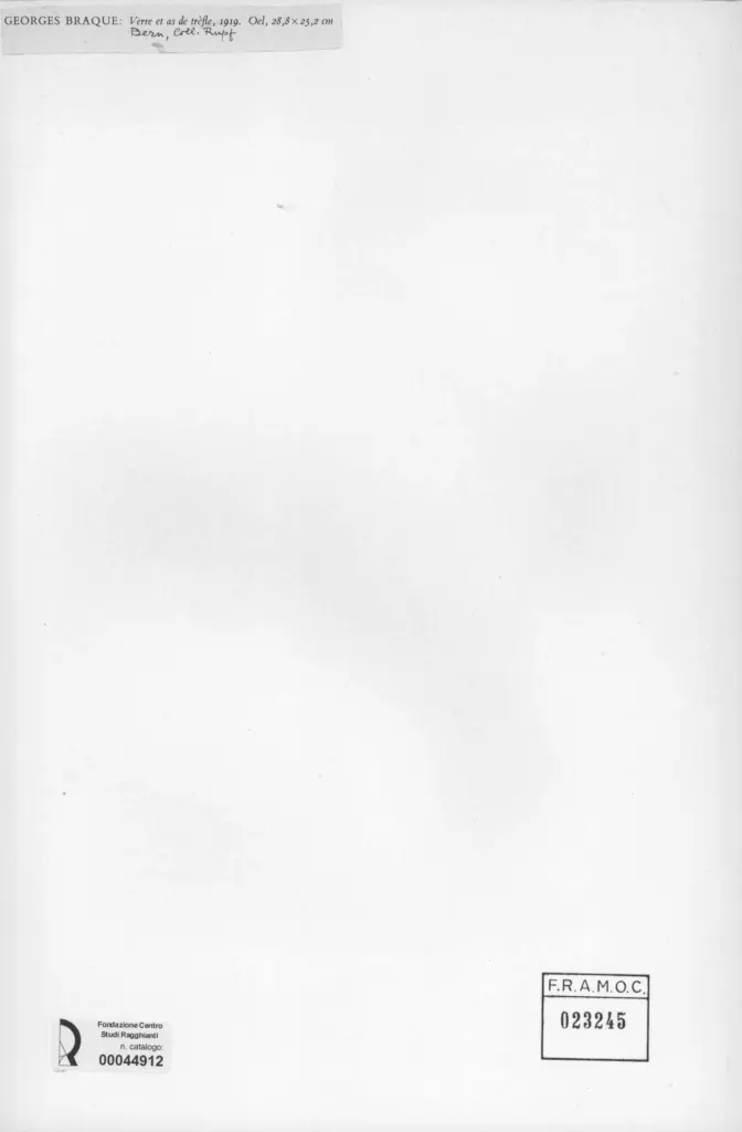 Anonimo , Braque, George - sec. XX , retro