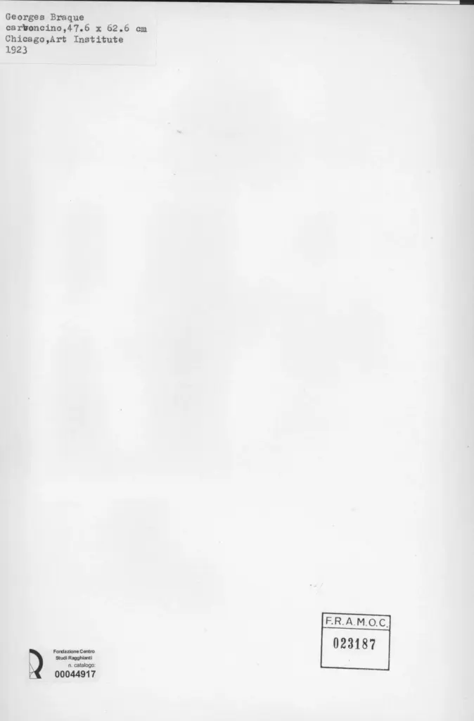 Anonimo , Braque, George - sec. XX , retro