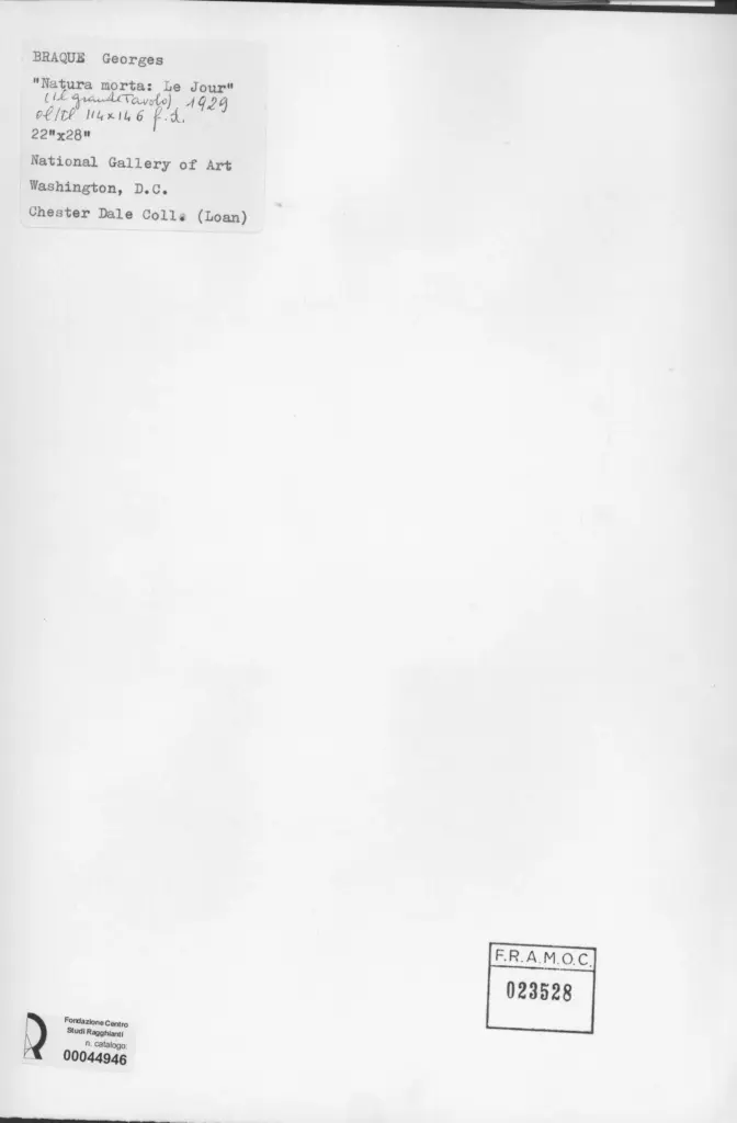 Anonimo , Braque, George - sec. XX - , retro