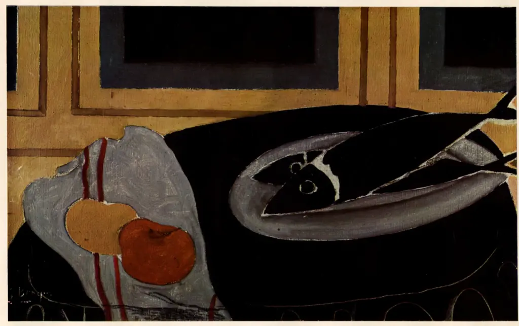 Anonimo , Braque, Georges - sec. XX - Les poissons noirs , fronte
