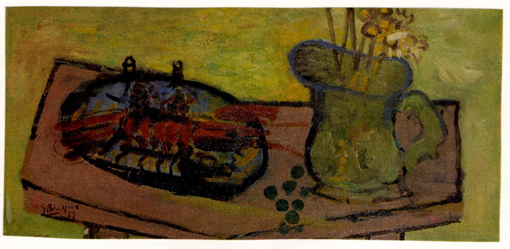 Braque, Georges , Bouquet et langouste