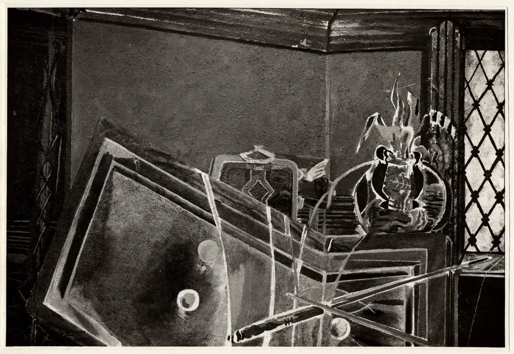 Fotografia Ferruzzi , Braque, Georges - sec. XX - Il biliardo , fronte