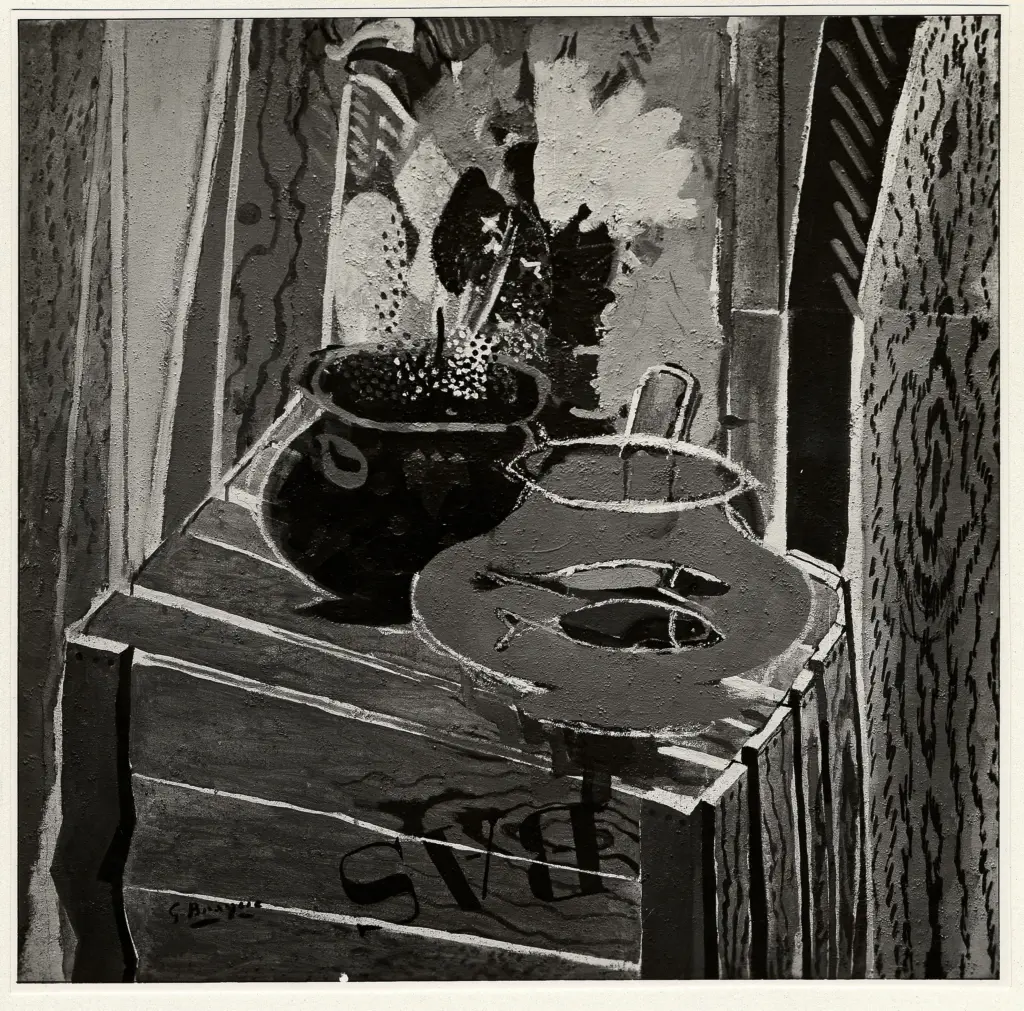 Fotografia Ferruzzi , Braque, George - sec. XX - La cassa , fronte