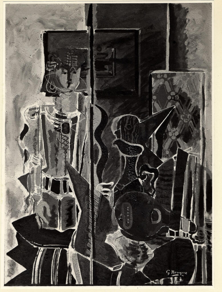 Fotografia Ferruzzi , Braque, George - sec. XX - Donna con libro , fronte