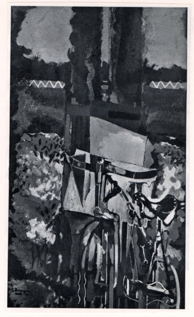 Anonimo , Braque, Georges - sec. XX - Le vélo , fronte