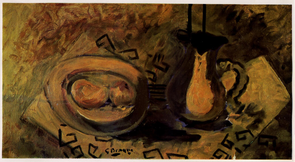 Anonimo , Braque, Georges - sec. XX - Natura morta con brocca , fronte