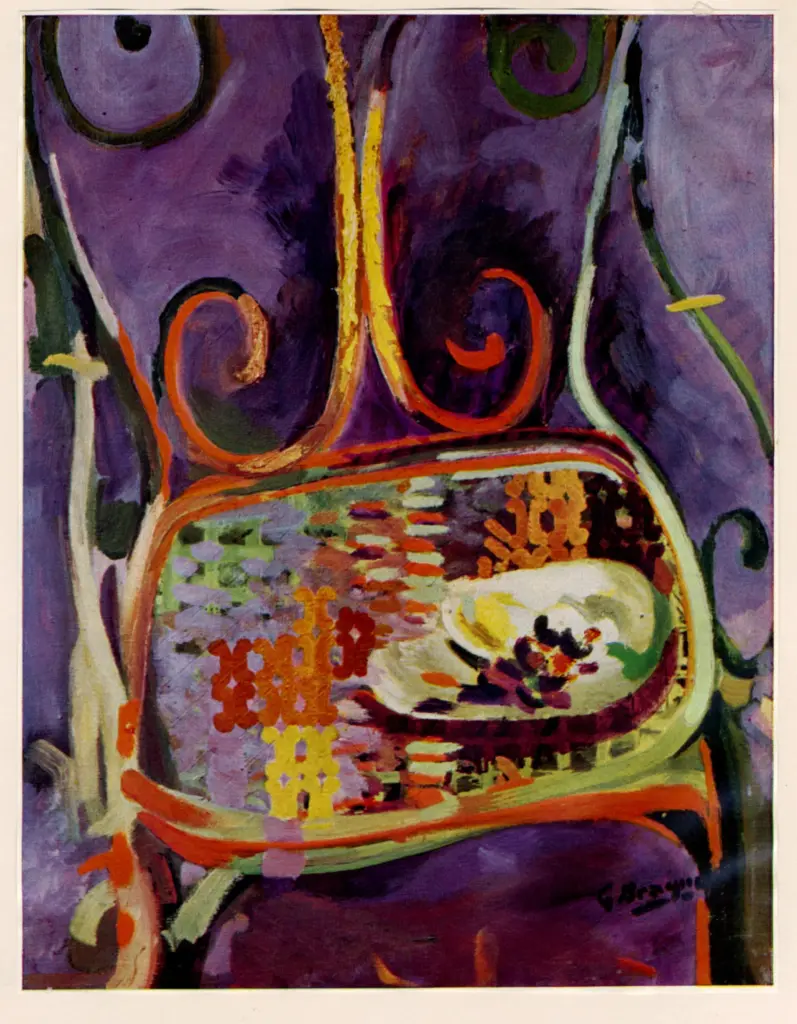 Anonimo , Braque, Georges - sec. XX - La chaise , fronte