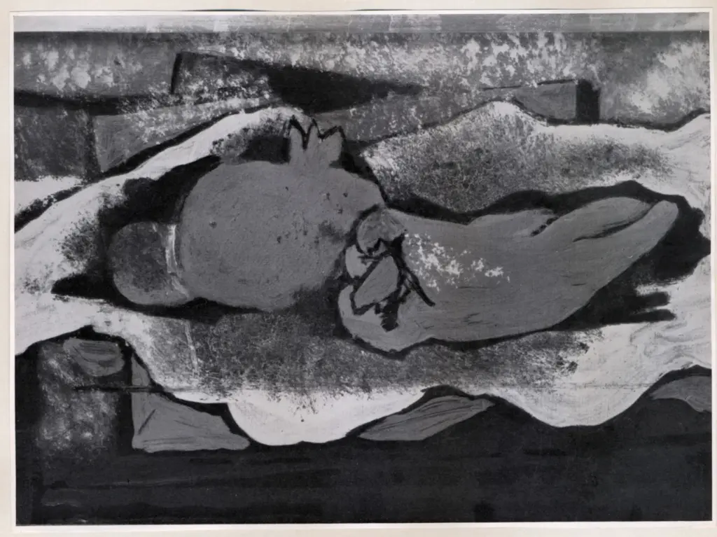 Anonimo , Braque, Georges - sec. XX - Grenade et piment , fronte