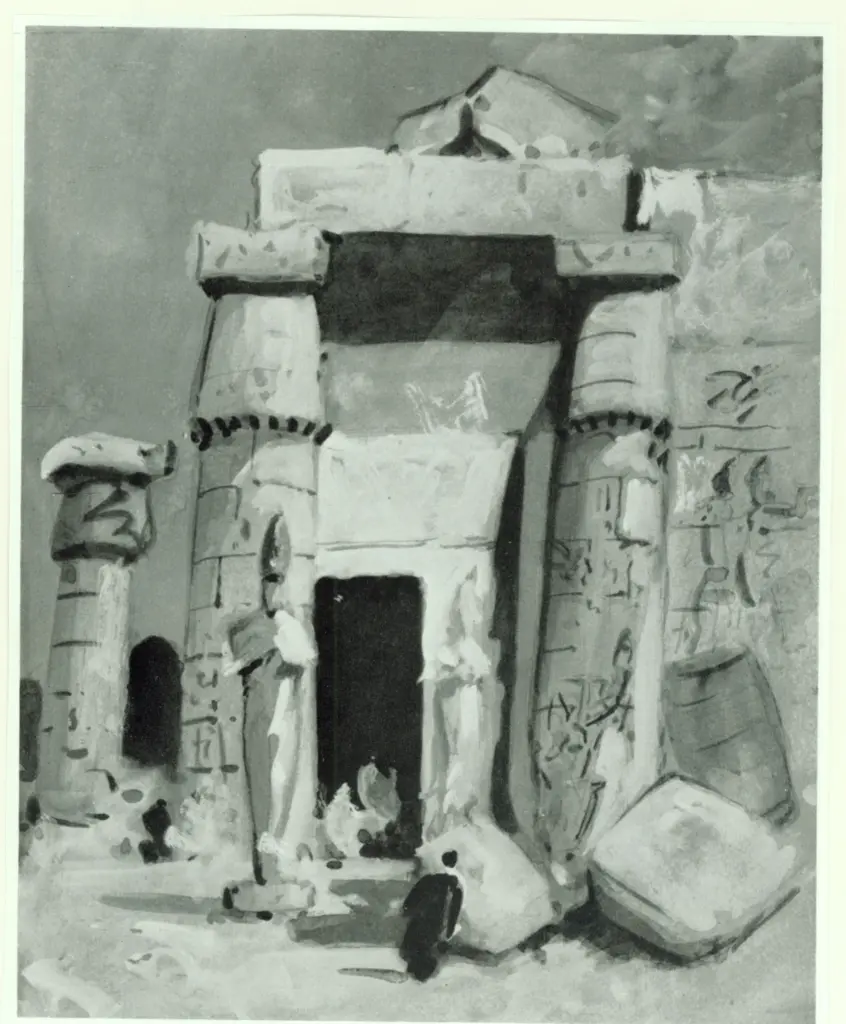 Brabazon, Hercules Brabazon , A Portal of the Ramesseum, Thebes