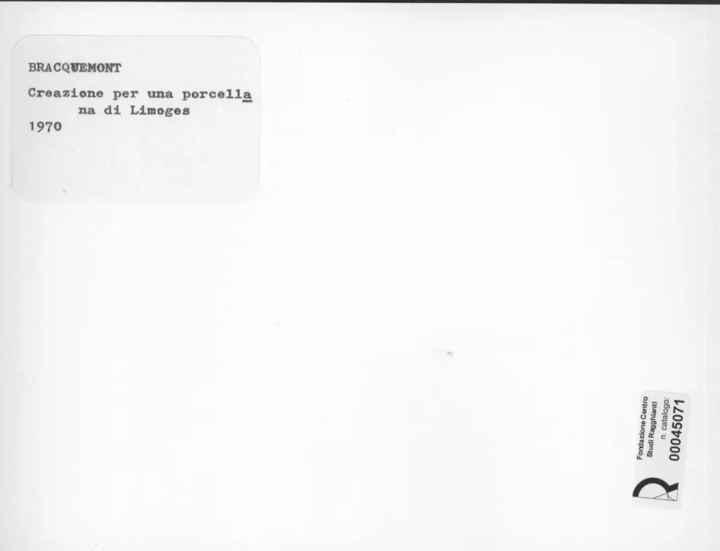 Anonimo , Braquemond, Félix sec. XX , retro