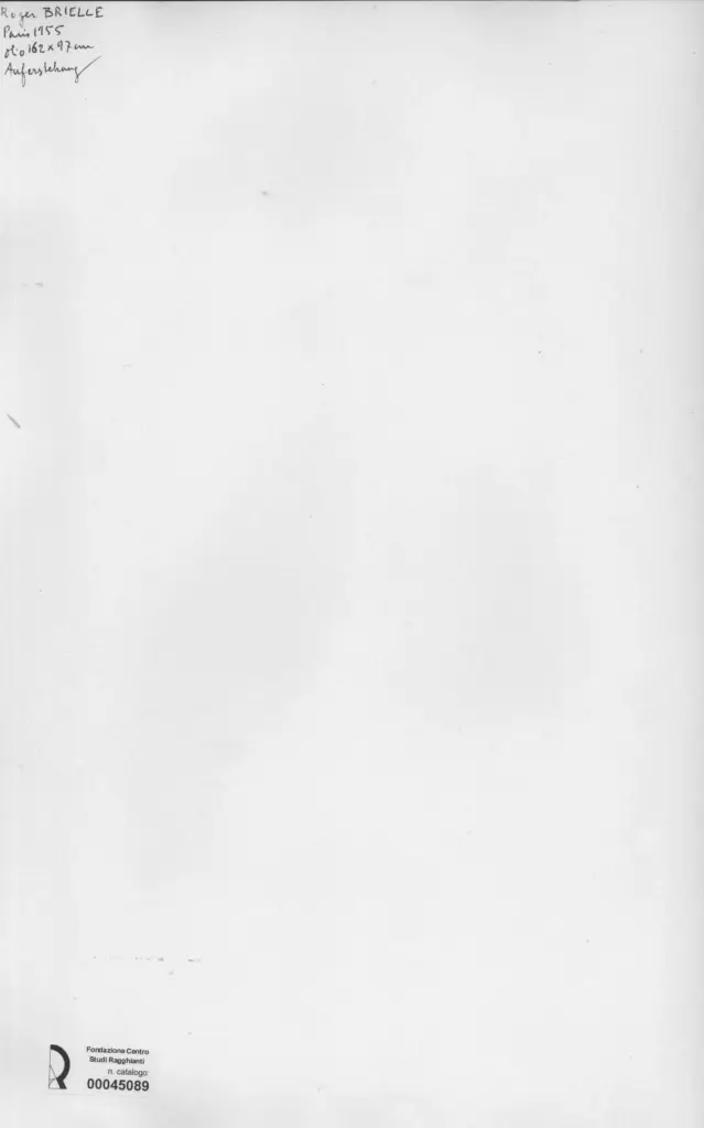 Anonimo , Brielle, Roger - sec. XX - Composizione astratta , retro