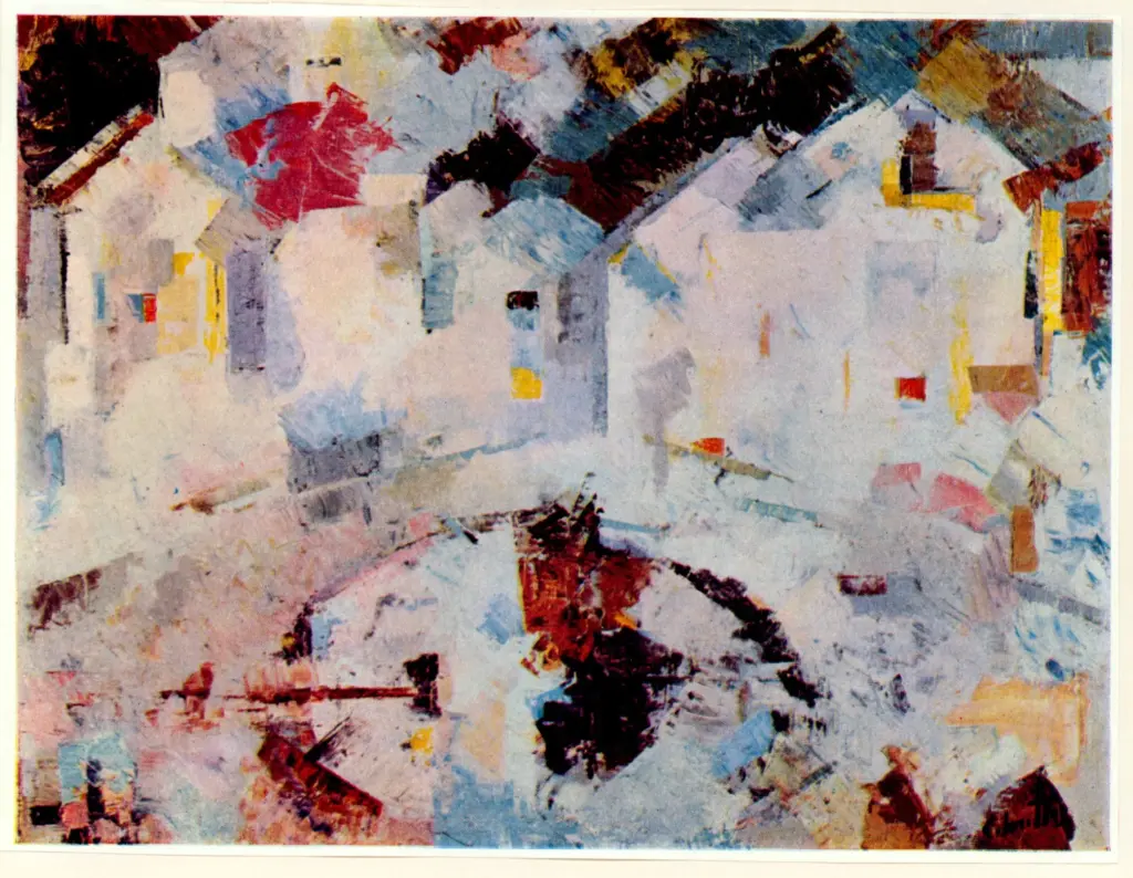 Anonimo , Calmettes - sec. XX - Village provencal , fronte