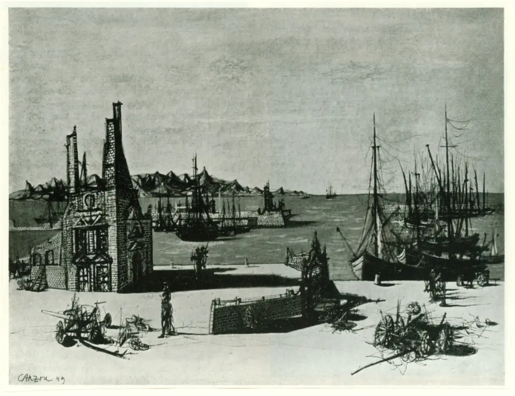 Carzou, Jean , Le port