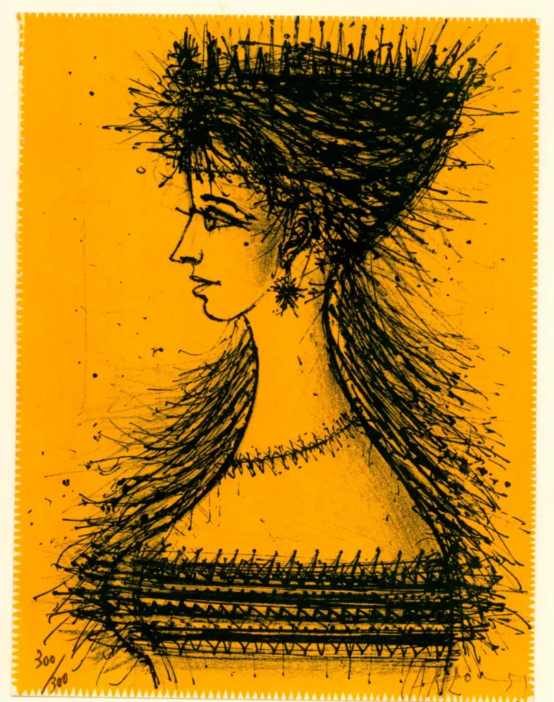 Carzou, Jean , Profilo di donna