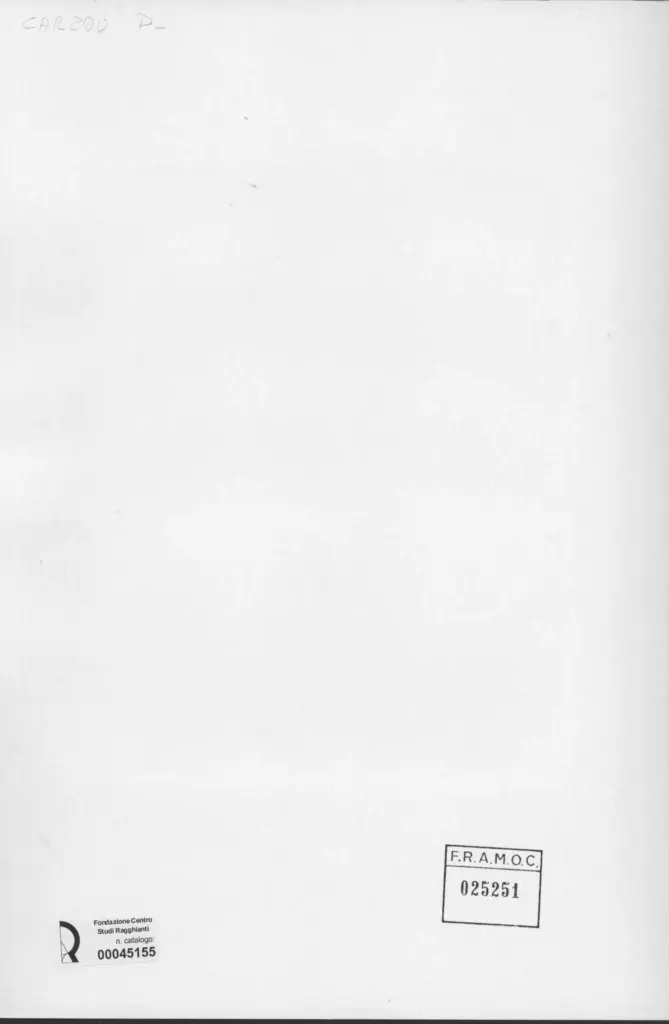 Anonimo , Carzou, Jean - sec. XX - Profilo di donna , retro