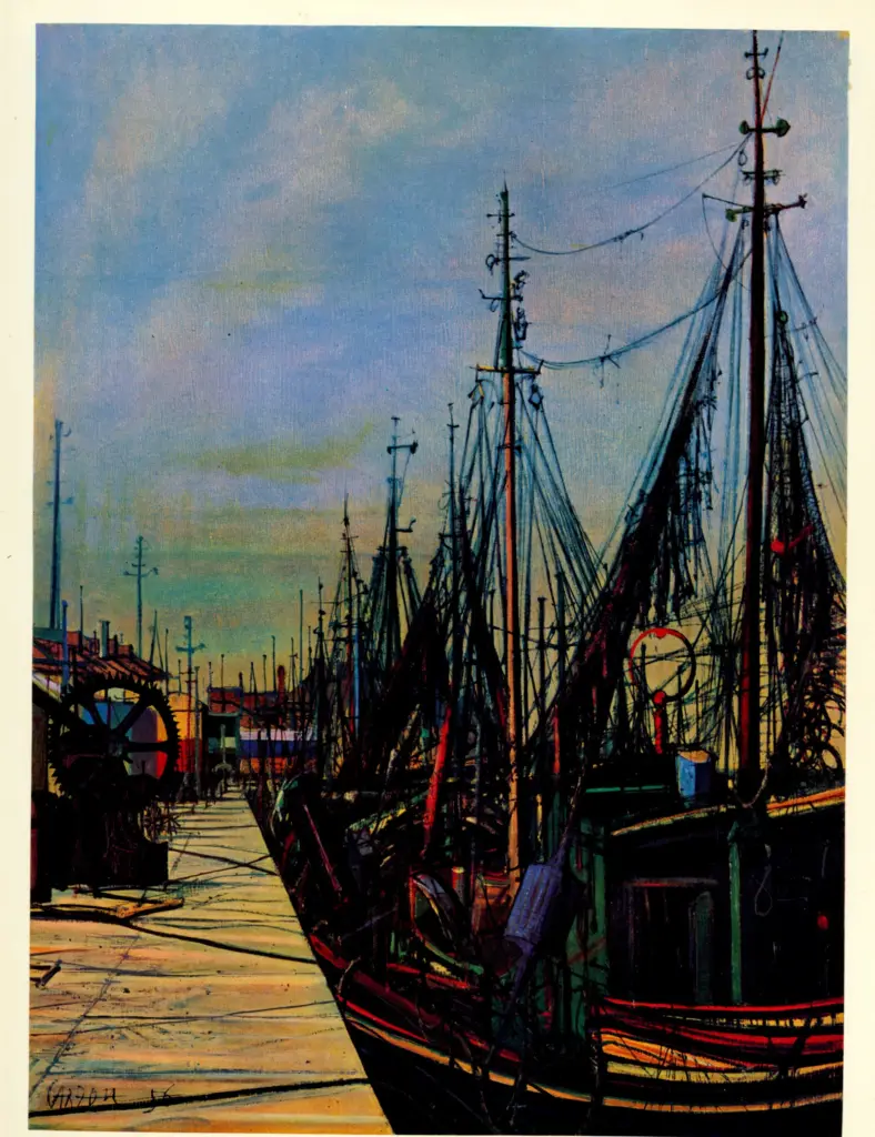 Anonimo , Carzou, Jean - sec. XX - Port - en- Bessin , fronte