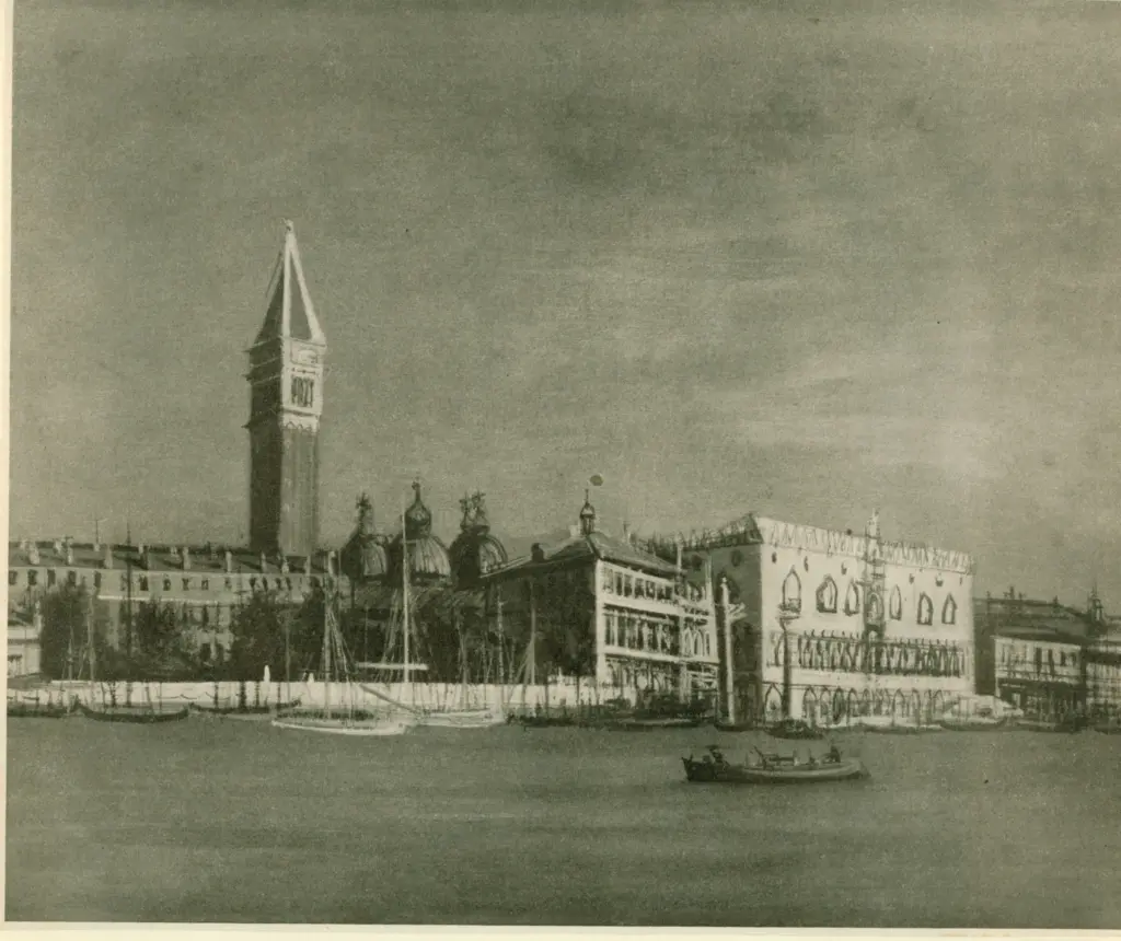 Anonimo , Carzou, Jean - sec. XX - Veduta di Venezia , fronte