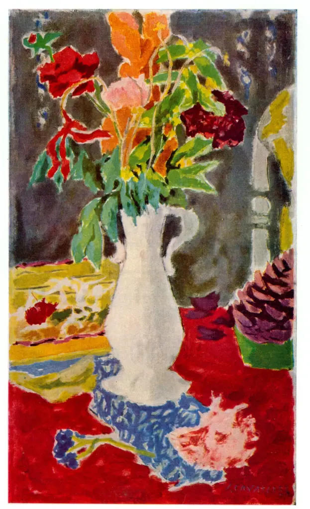 Anonimo , Cavailles, Jules - sec. XX - Vase blanc , fronte