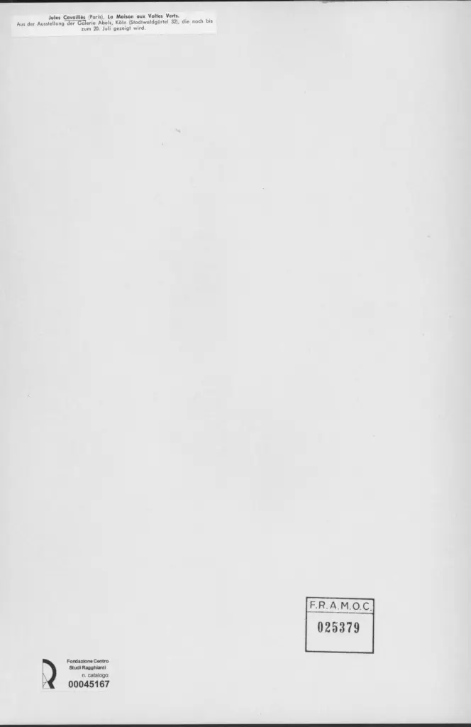 Anonimo , Cavailles, Jules , retro