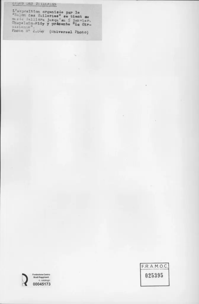 Anonimo , Chapelain - Midy, Roger , retro