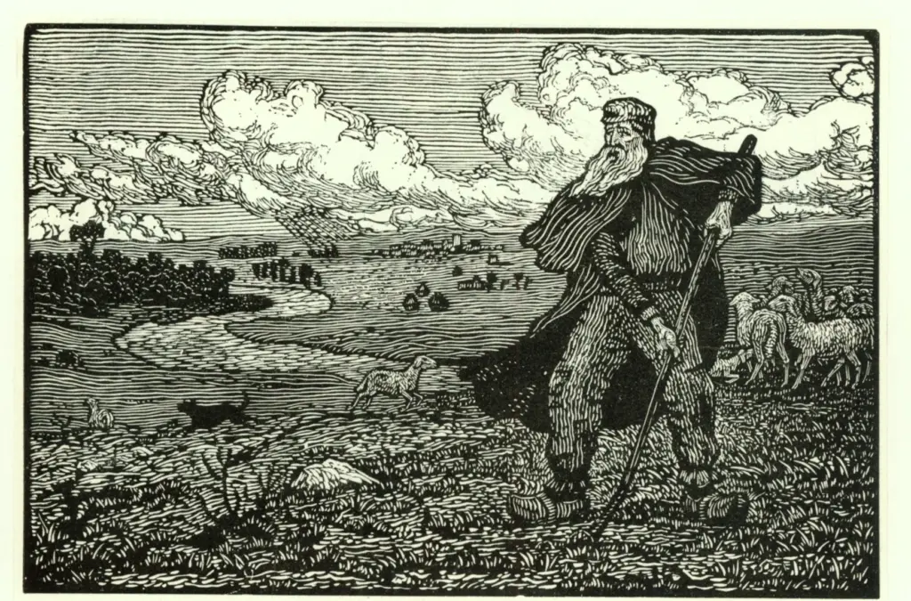 Colin, Paul-Emile , Le vieux berger