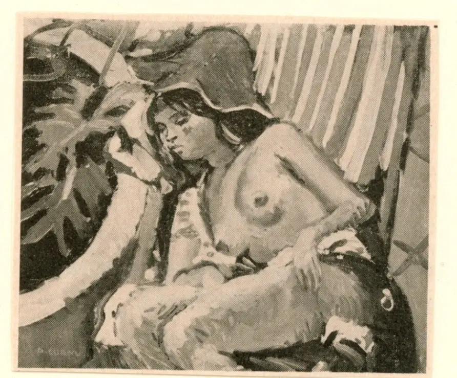 Anonimo , Cornu, Pierre - sec. XX - Catherine au chapeau rouge , fronte