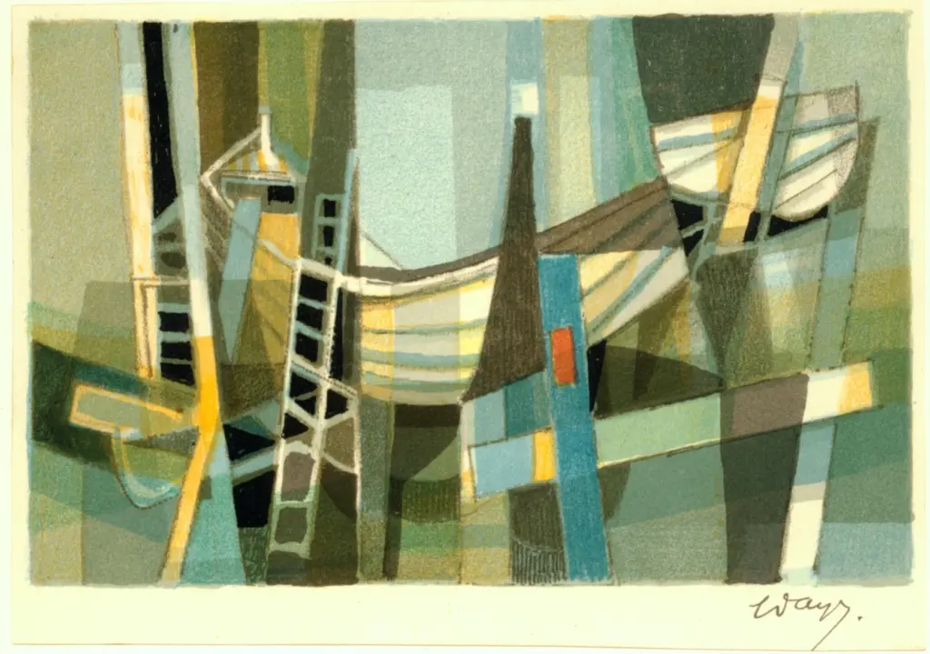 Anonimo , Dayez, George - sec. XX - Barca , fronte