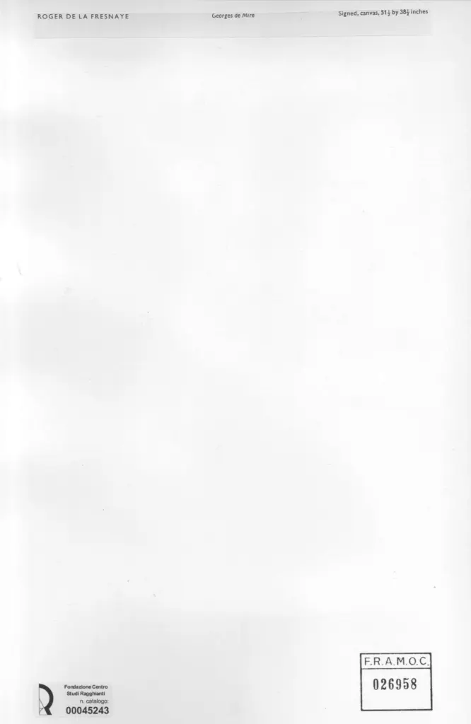 Anonimo, Anonimo , retro