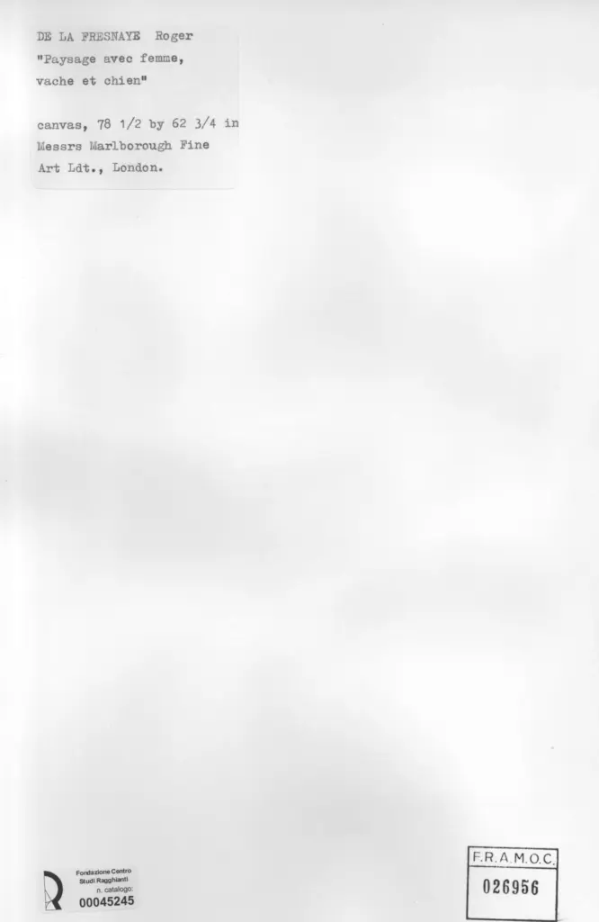 Anonimo , De La Fresnaye, Roger , retro