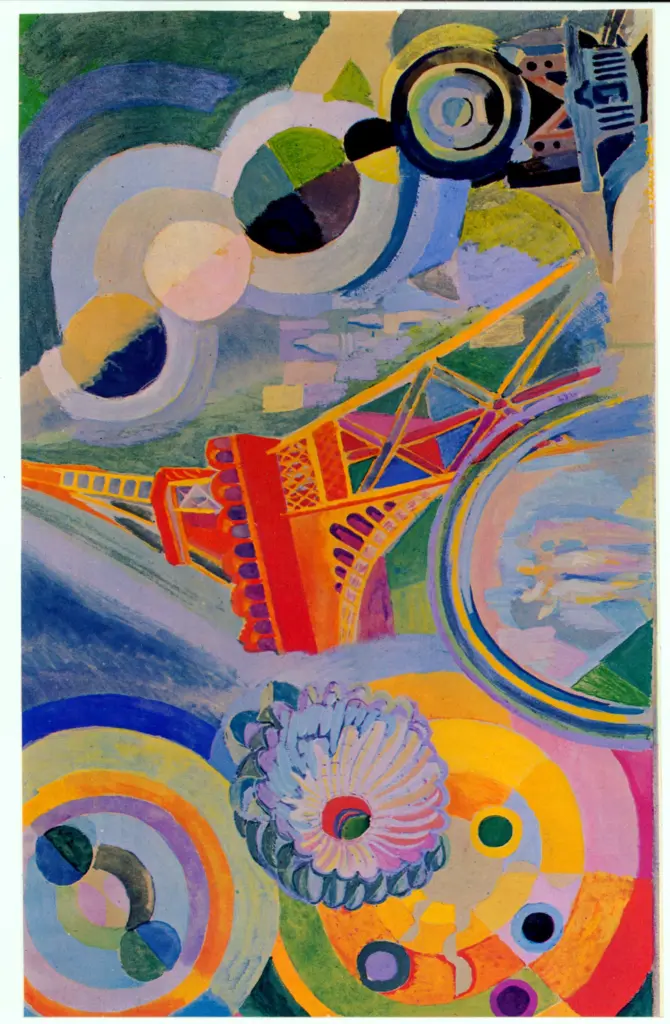 Anonimo , De Launay, Robert - sec. XX - Aria, ferro, acqua , fronte