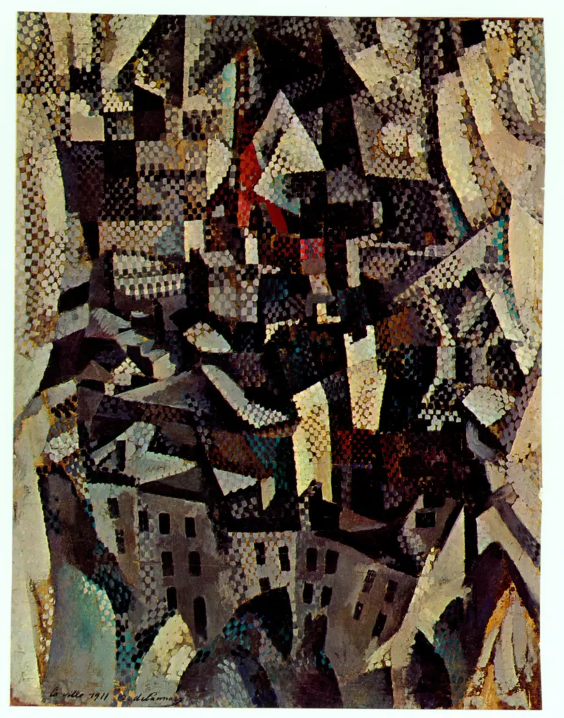 Anonimo , De Launay, Robert - sec. XX - La citt&agrave; , fronte