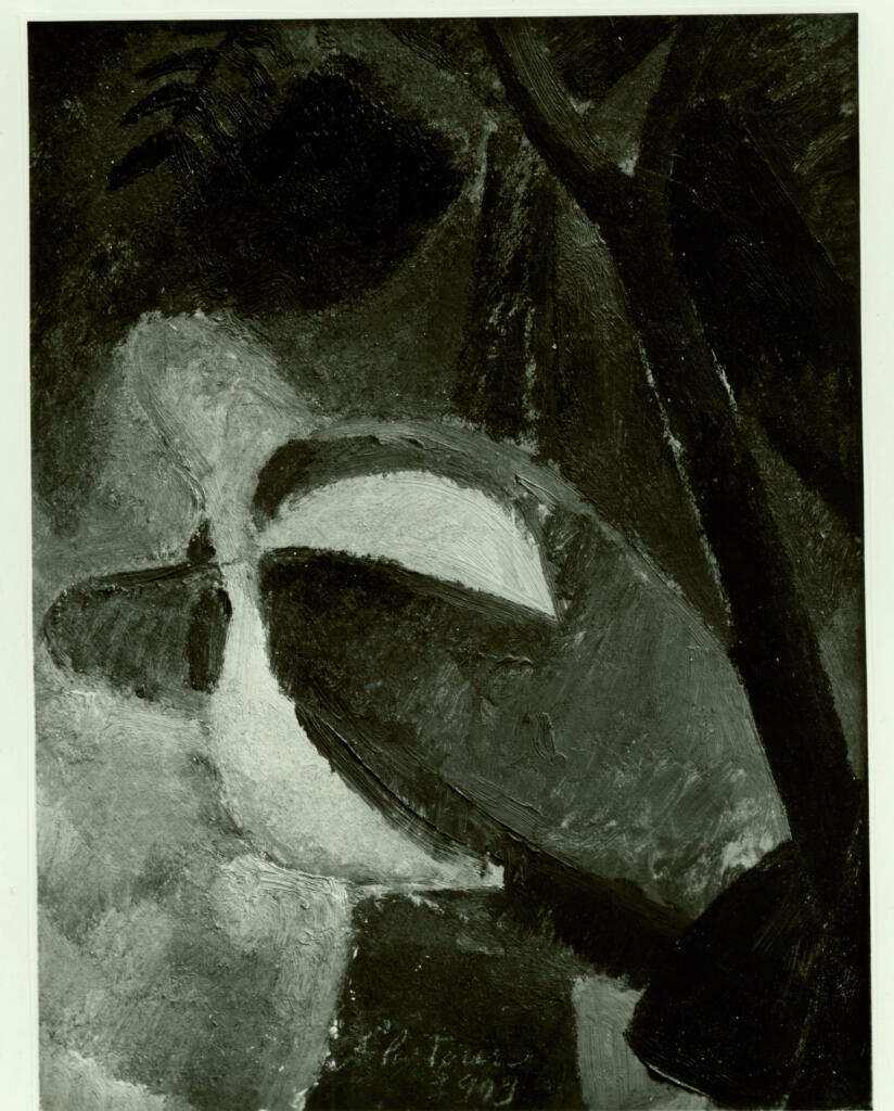 Giacomelli , De Launay, Robert - sec. XX - Il dirigibile e la torre , fronte