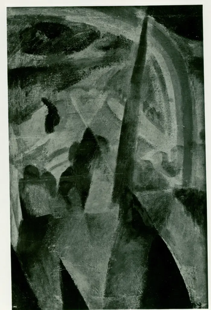 Giacomelli , De Launay, Robert - sec. XX - La guglia di Notre Dame , fronte