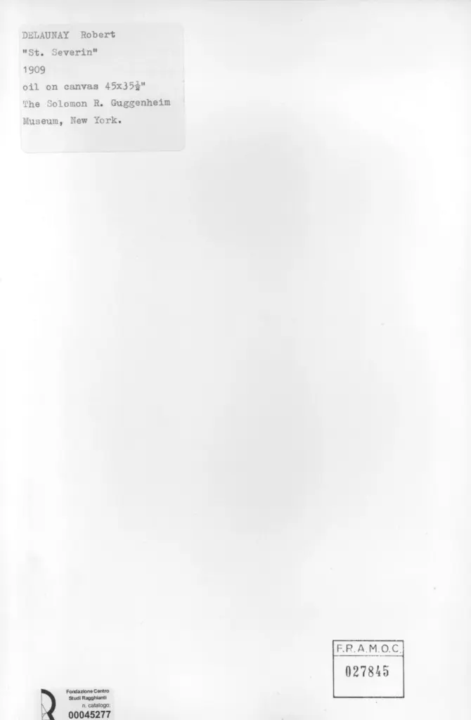 Anonimo , De Launay, Robert - sec. XX - St. Severin , retro