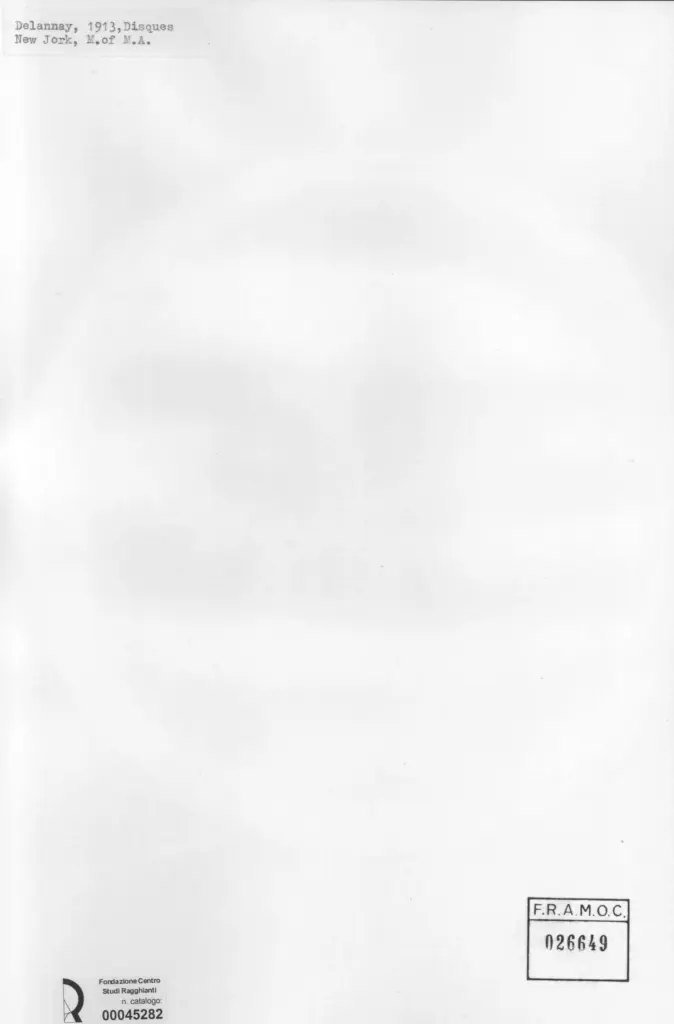 Anonimo , De Launay, Robert - sec. XX - Disques , retro