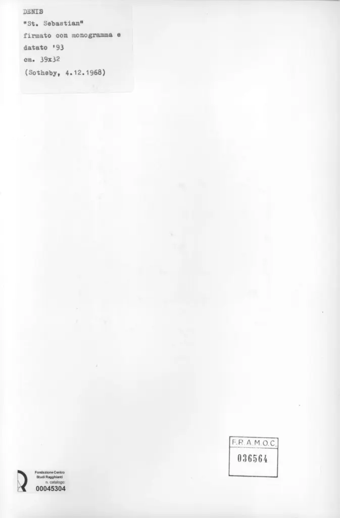 Anonimo , Denis, Maurice - sec. XIX , retro