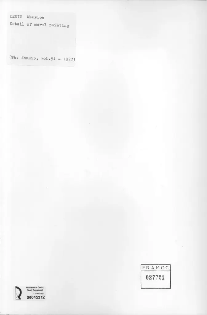 Anonimo, Anonimo , retro