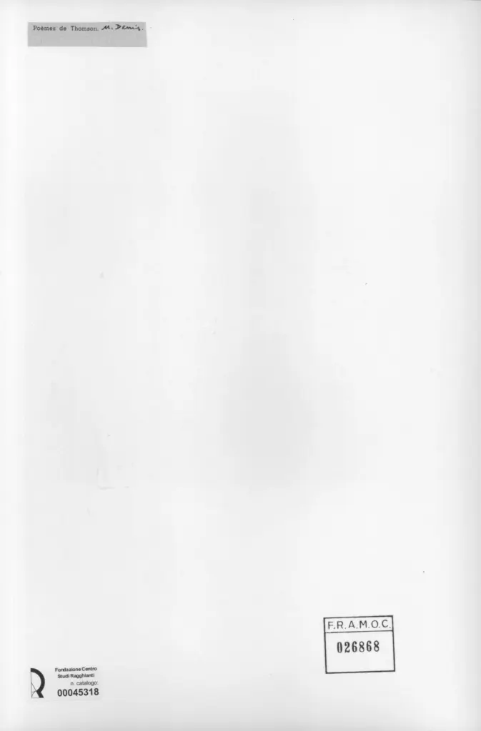 Anonimo, Anonimo , retro