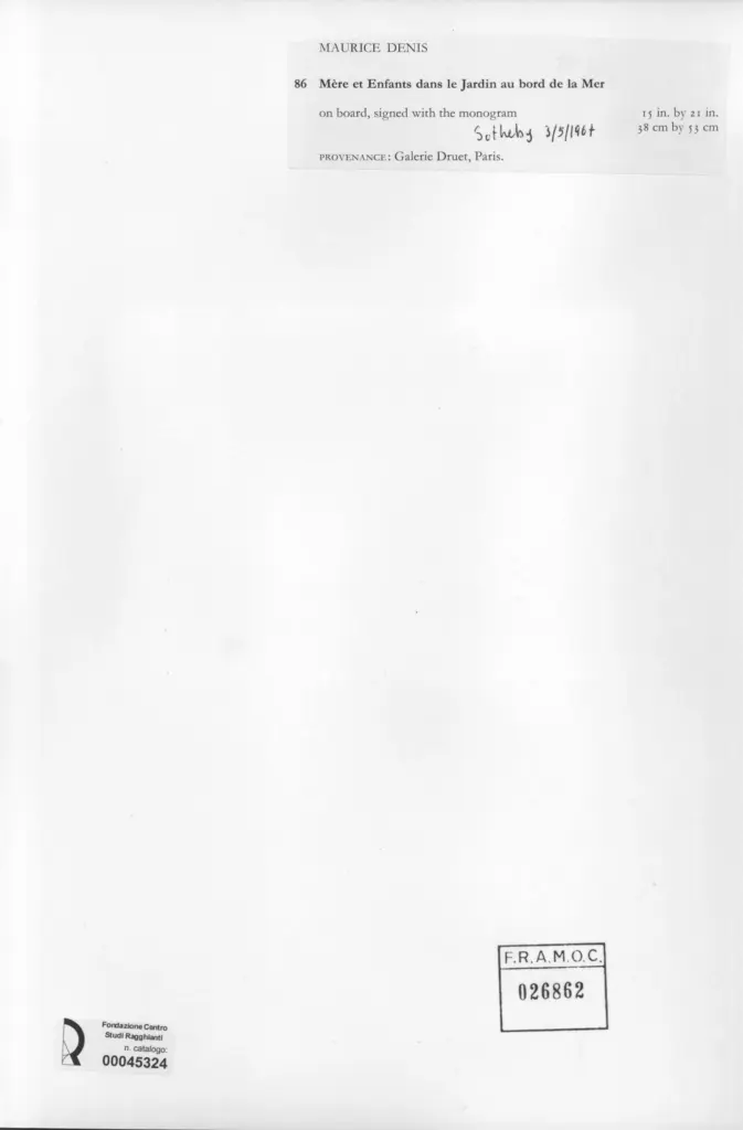 Anonimo , Denis, Maurice , retro