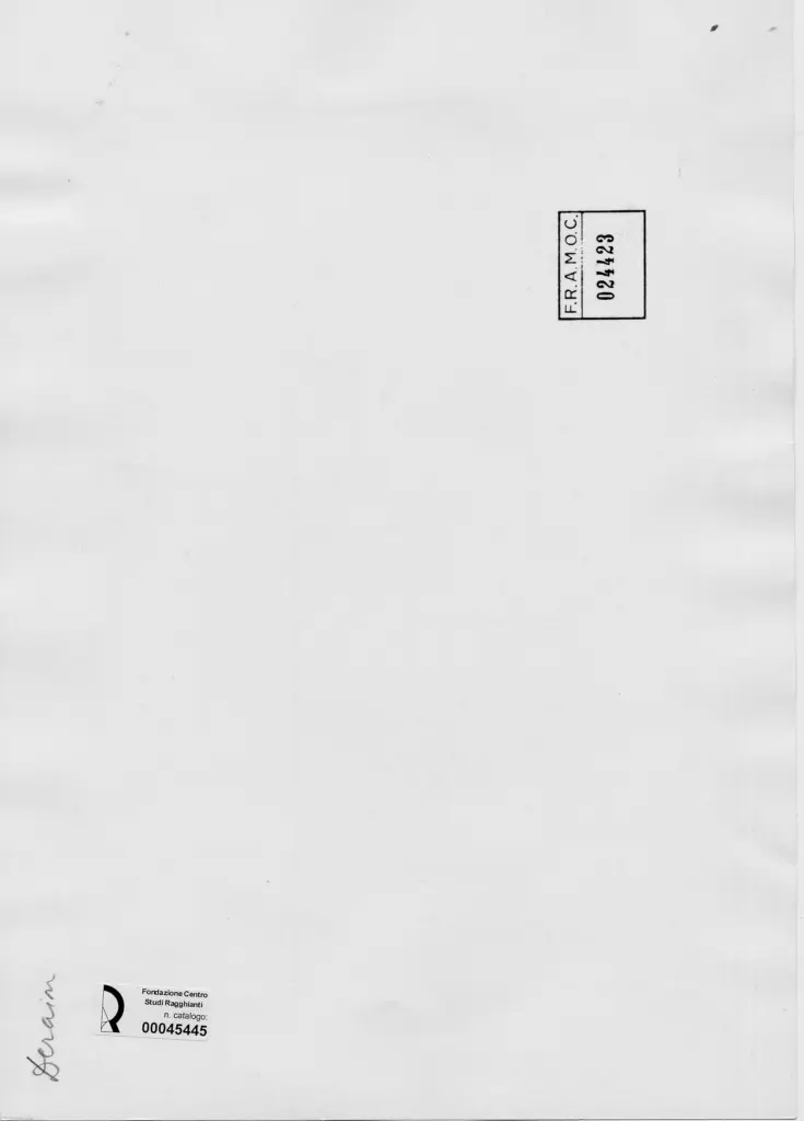 Anonimo, Anonimo , retro