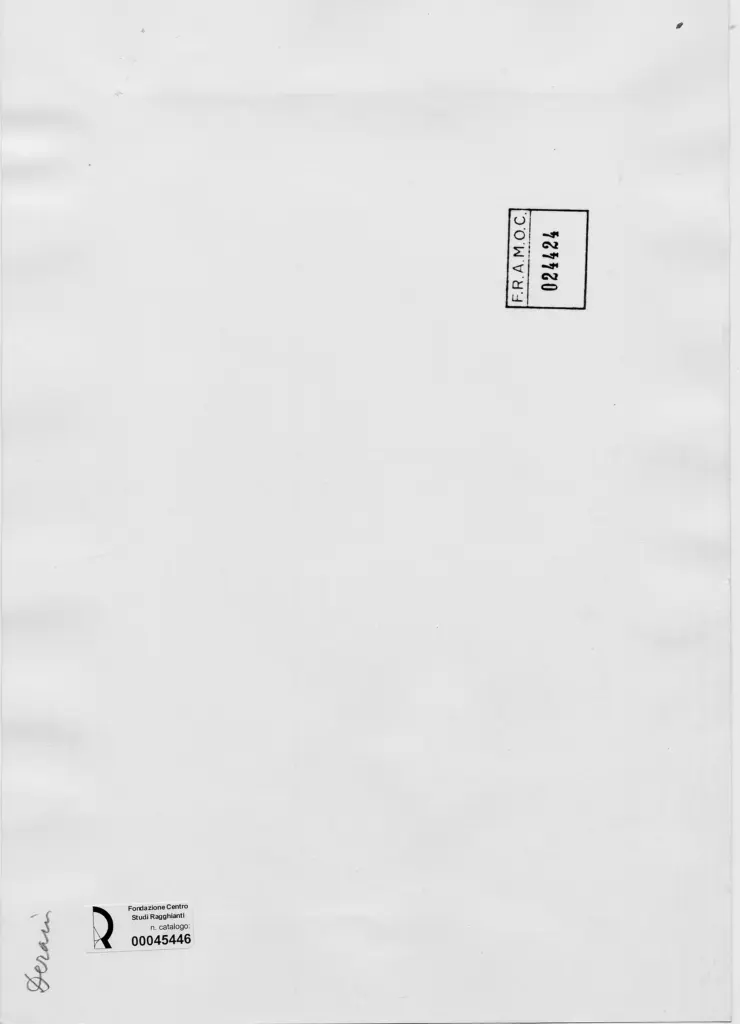 Anonimo, Anonimo , retro