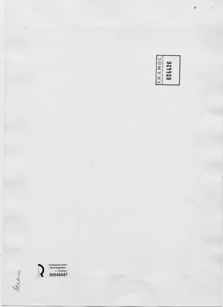 Anonimo, Anonimo , retro