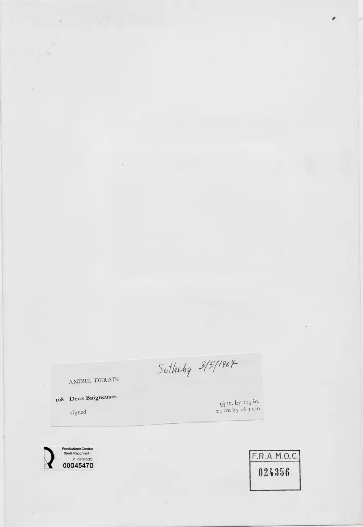 Anonimo, Anonimo , retro