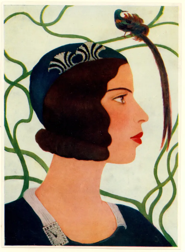 Anonimo , D'Erlanger, Catherine - sec. XX - Ritratto di donna , fronte