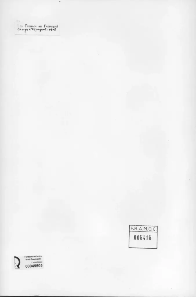 Anonimo, Anonimo , retro