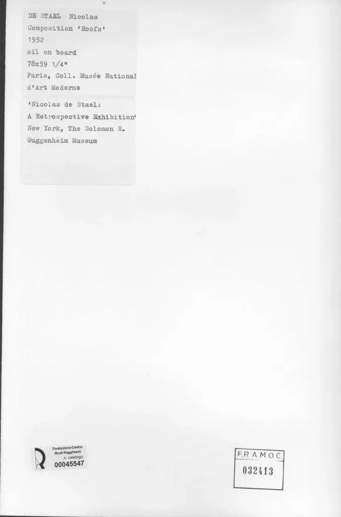 Anonimo , De Satel, Nicolas - sec. XX - Composition roofs , retro