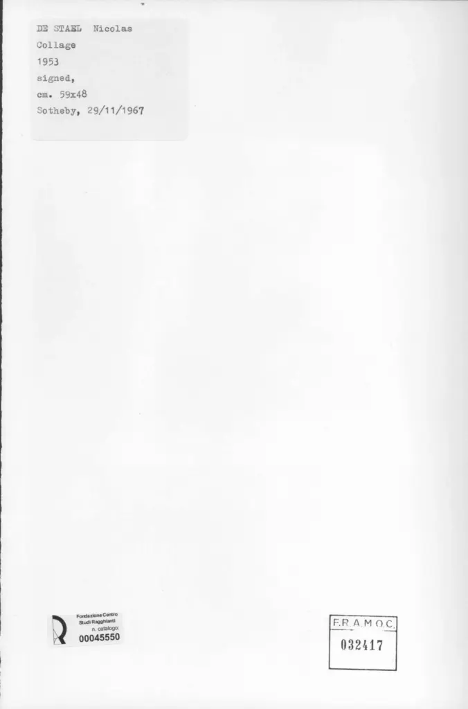 Anonimo , De Satel, Nicolas - sec. XX - Collage , retro