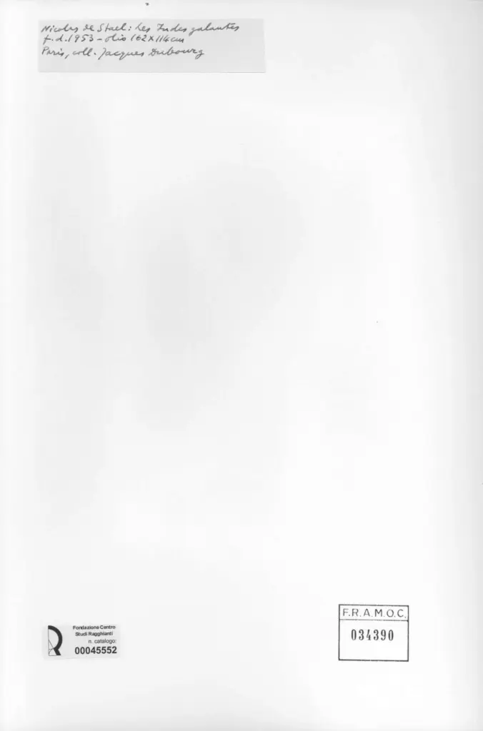 Anonimo , De Satel, Nicolas - sec. XX - Composizione con figura , retro