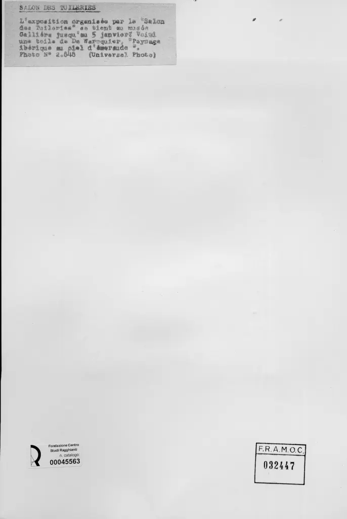 Universal Photo , De Waroquier, Henry - sec. XX - Paysage ib&eacute;rique au plel d'&eacute;meraude , retro